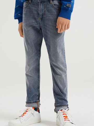 WE Fashion Slim fit Jeans in Blue: front