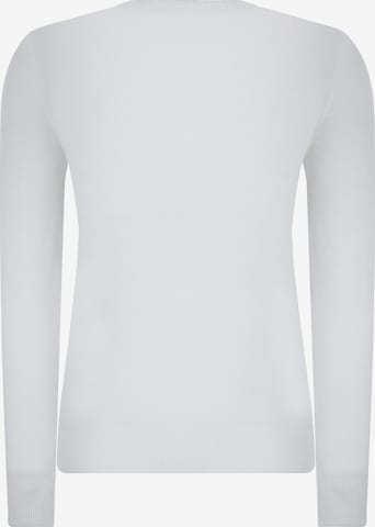 Pull-over Giorgio di Mare en blanc