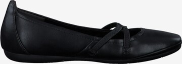 TAMARIS Ballet Flats in Black