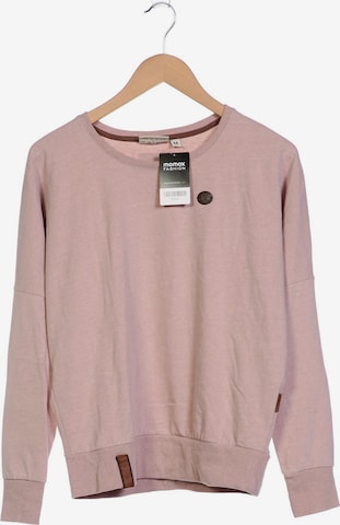 naketano Sweatshirt & Zip-Up Hoodie in M in Pink: front