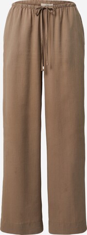 A LOT LESS Wide leg Pants 'Taira' in Brown: front