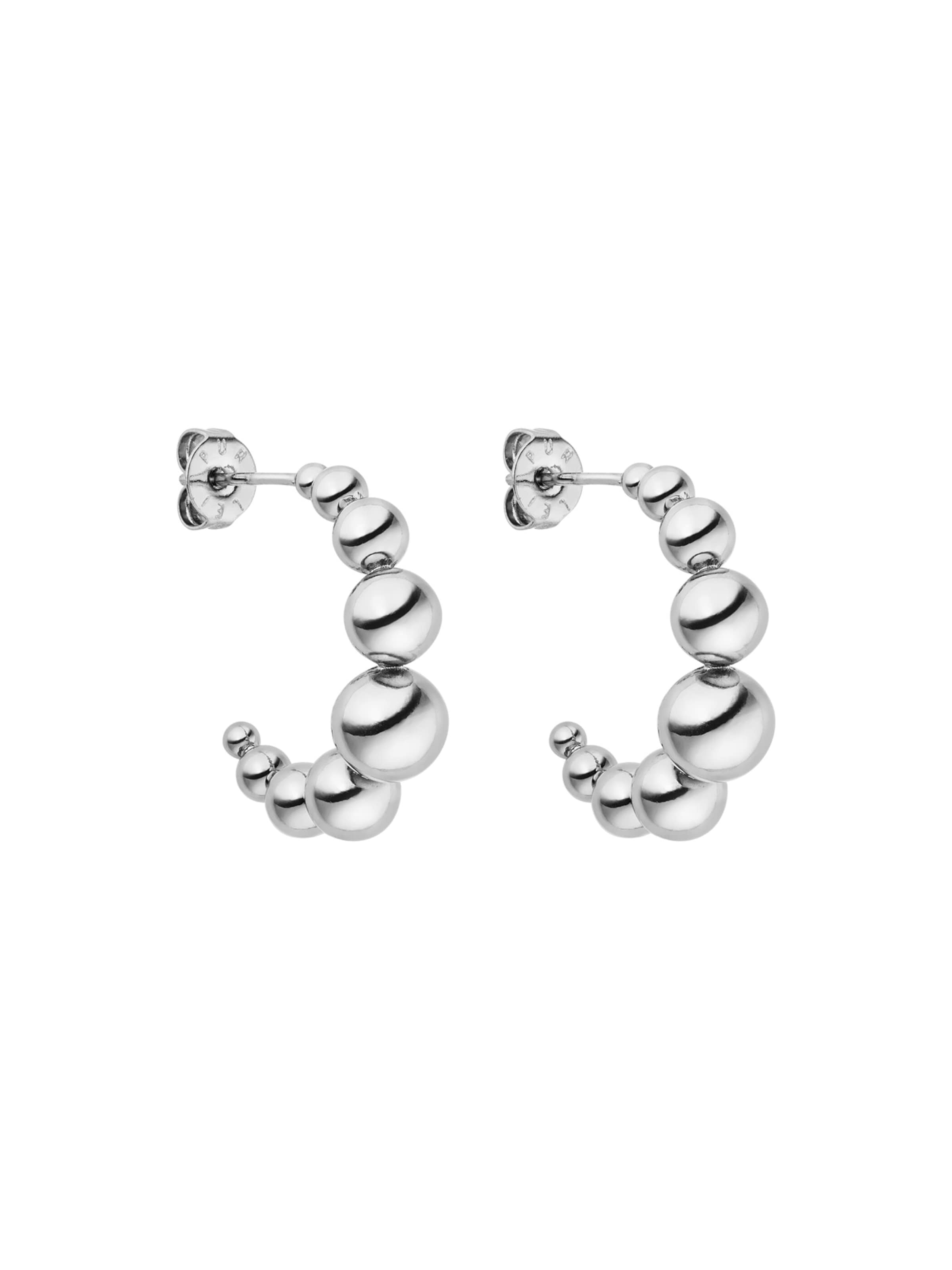 Boucles d'oreilles 'Bubbly' PURELEI en argent : devant