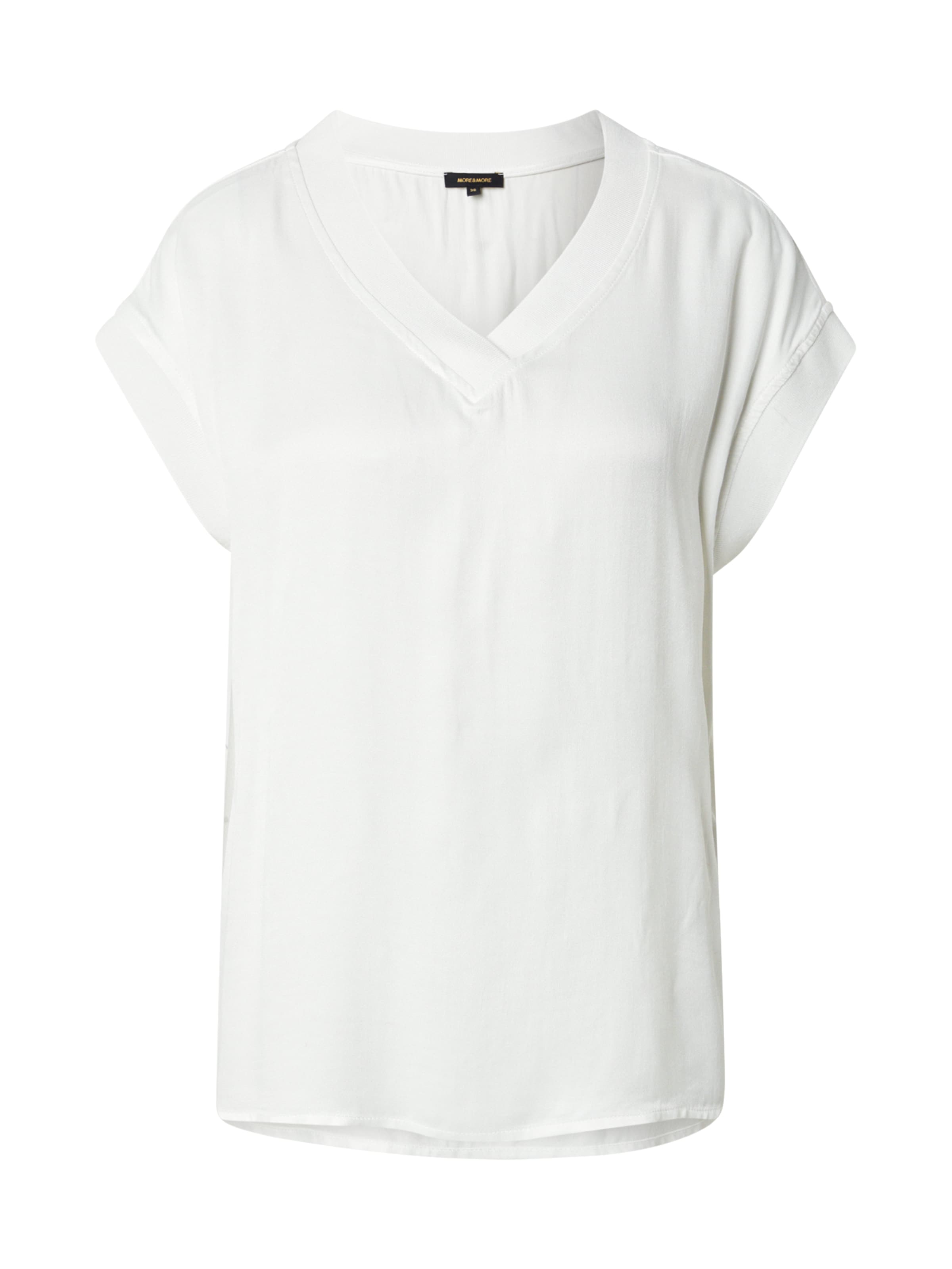 Tricou de la MORE & MORE pe alb: față