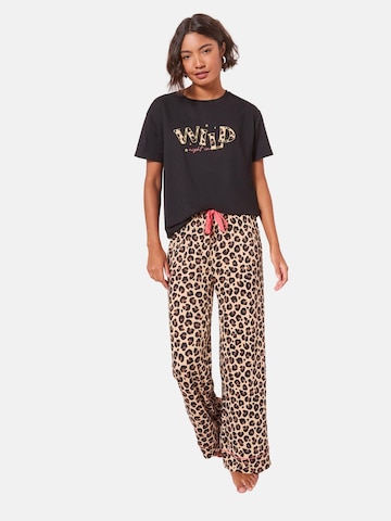 Friends Like These Piżama w kolorze brązowy: przód