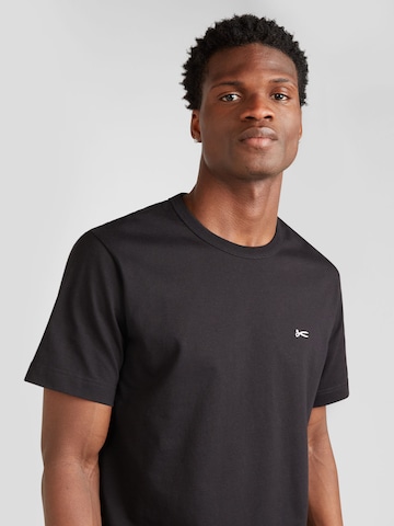 DENHAM T-Shirt 'AMERICANA' in Schwarz