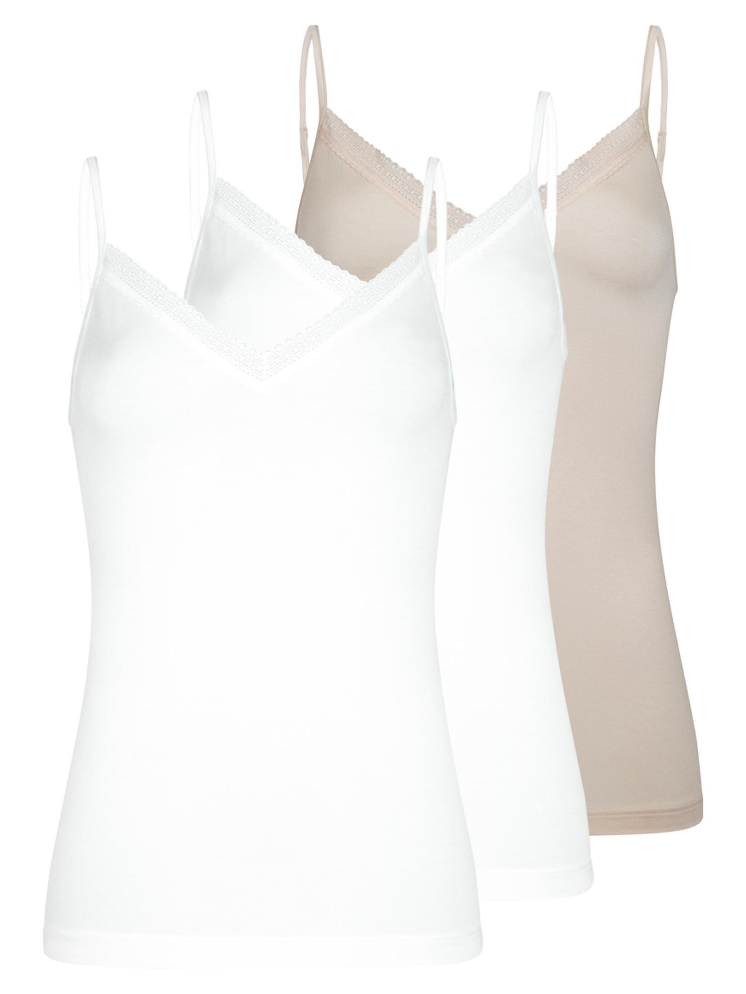 Mey Undershirt 'Modal Lace' in Beige: front