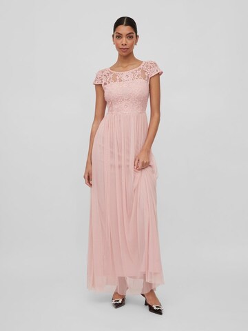 VILA Abendkleid in Pink