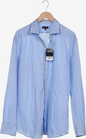Baldessarini Button Up Shirt in XXL in Blue: front