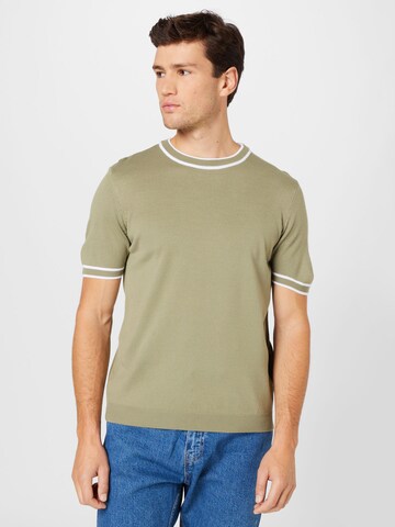 BURTON MENSWEAR LONDON Shirt in Green: front