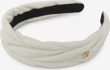 Ornement pour cheveux Kazar en beige : devant