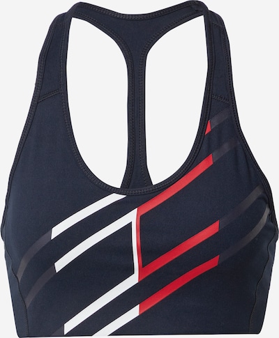 Sutien sport Tommy Sport pe albastru închis / roșu / alb, Vizualizare produs