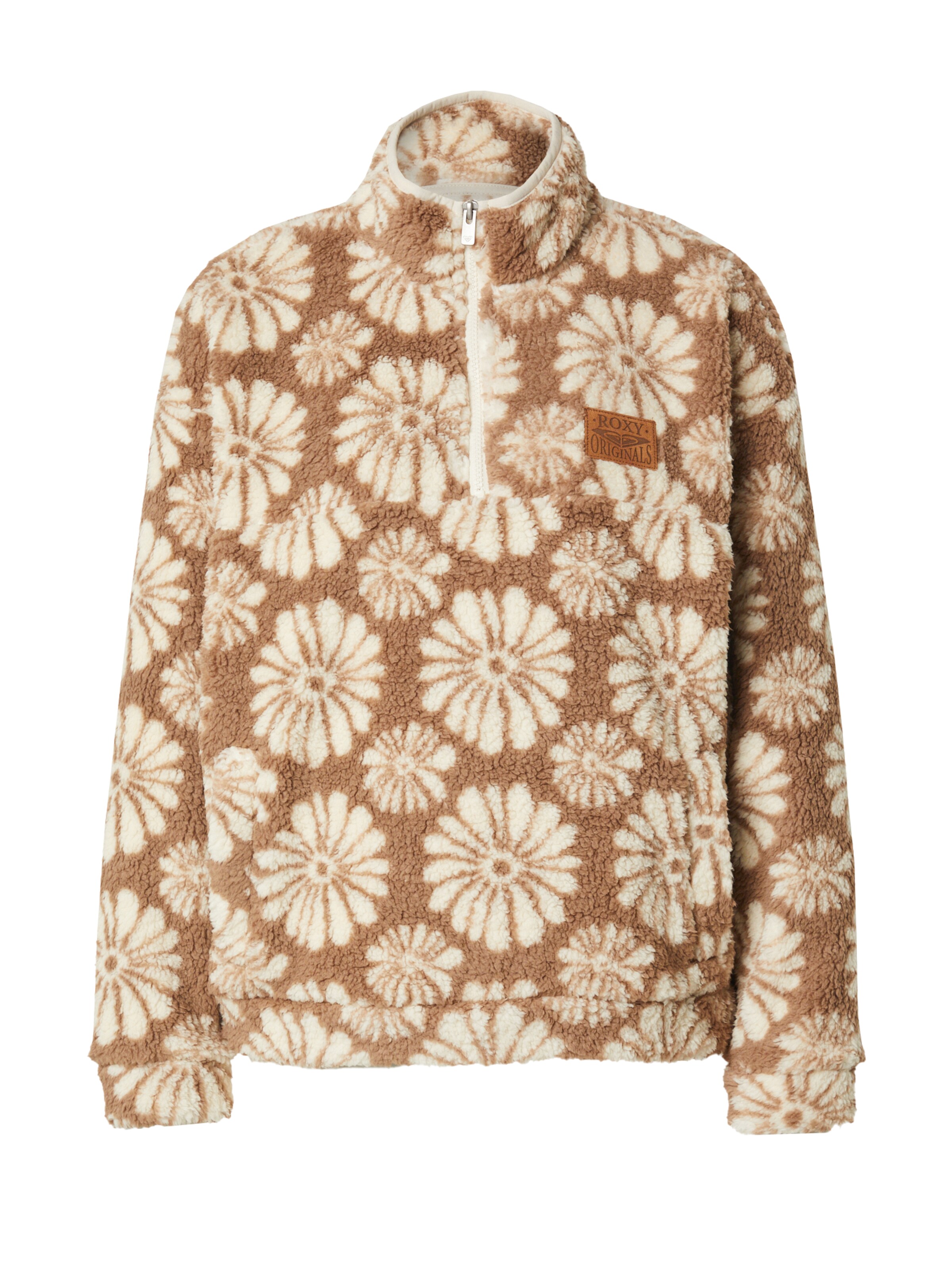 ROXY Trui 'Jive Talking' in Bruin: voorkant