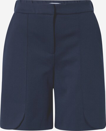 ICHI Regular Broek in Blauw: voorkant