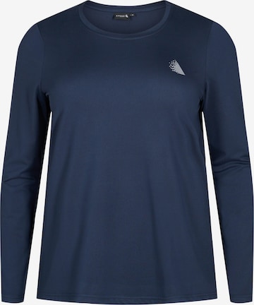 Active by Zizzi Sportshirt in Blau: predná strana