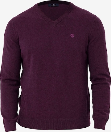 Jimmy Sanders Sweater in Purple: front