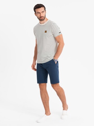 Slimfit Pantaloni di Ombre in blu