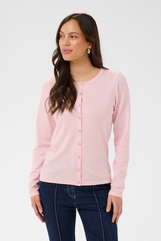 SAINT TROPEZ - Casaco de malha 'MilaSZ' em rosa: frente