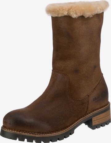 Blue Heeler Snow Boots 'Miracat' in Brown: front