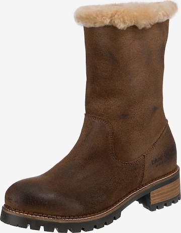Blue Heeler Boots 'Miracat' in Brown: front