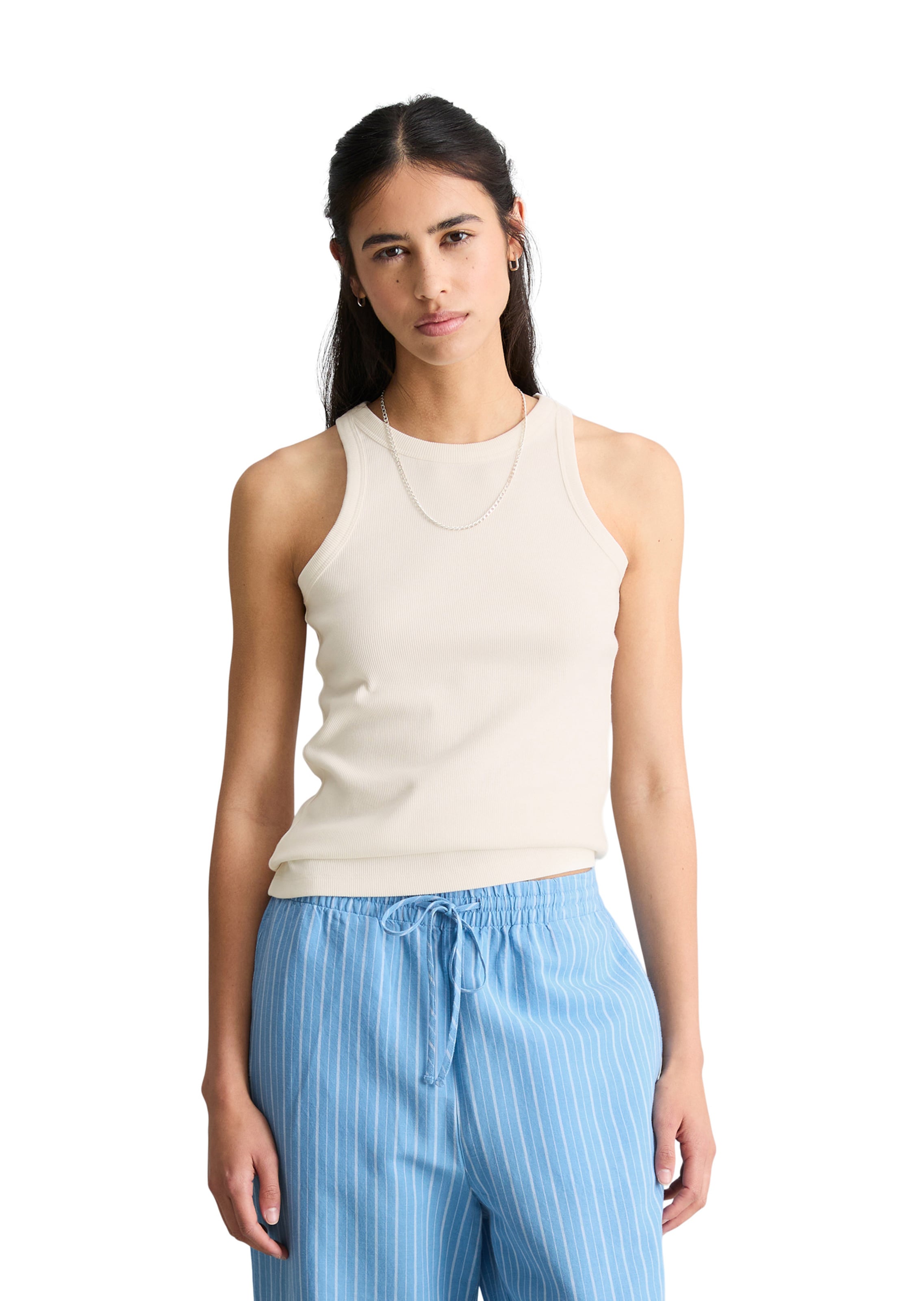 Haut Marc O'Polo DENIM en blanc : devant