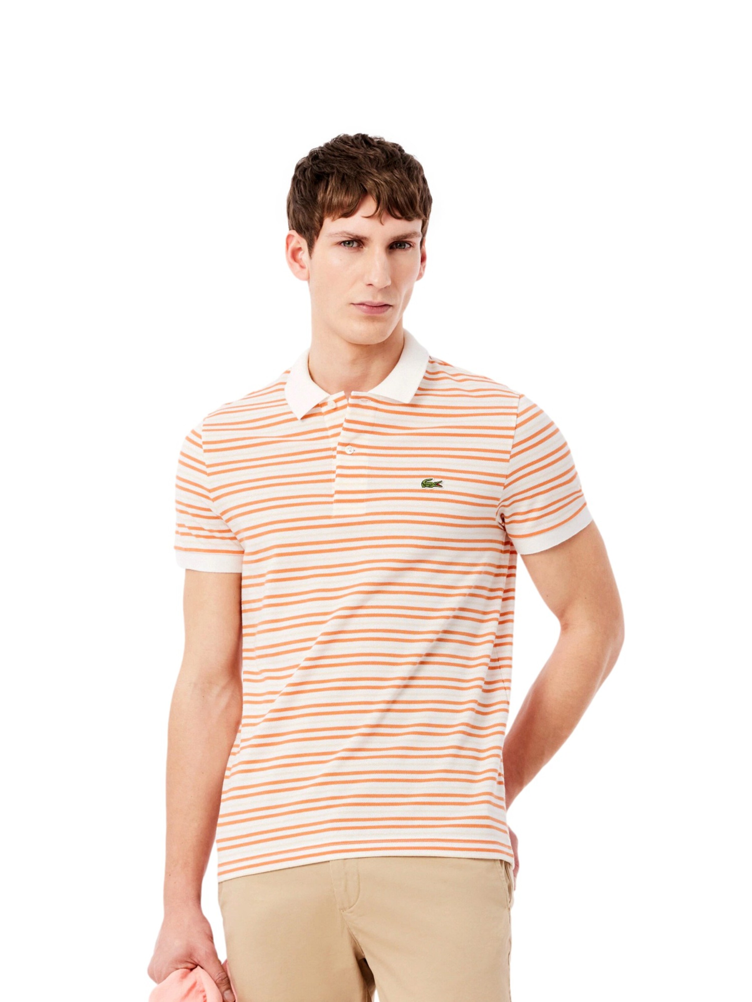 LACOSTE Shirt in Orange: front