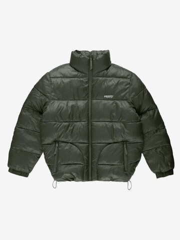 Prosto Winterjacke 'Void-9' in Grün: Vorderseite