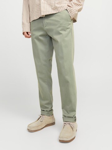 JACK & JONES Слим Брюки-чинос 'JJIMarco JJBowie' в Зеленый: спереди