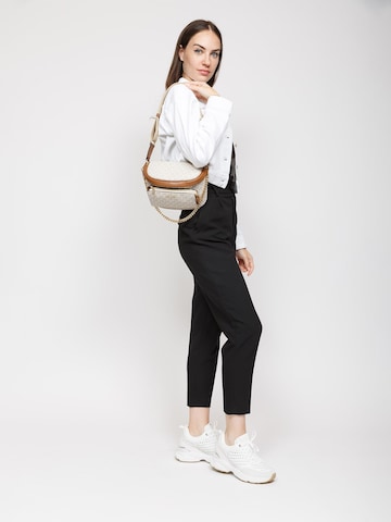 Michael Kors - Bolso de mano 'Slater Medium Chain Sling Pack' en beige