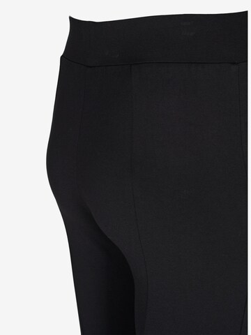 Zizzi Skinny Leggings 'JWINOLA' in Schwarz