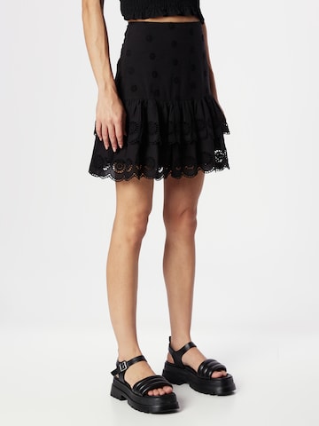 VILA ROUGE Skirt 'HOLLA' in Black: front