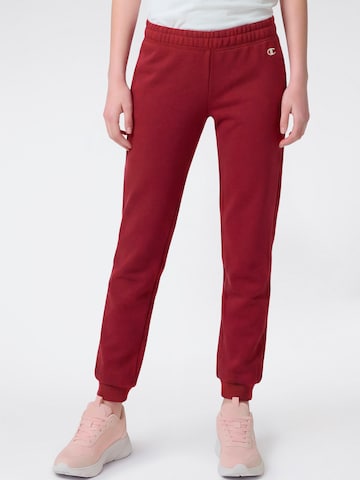 Tapered Pantaloni di Champion in rosso: frontale