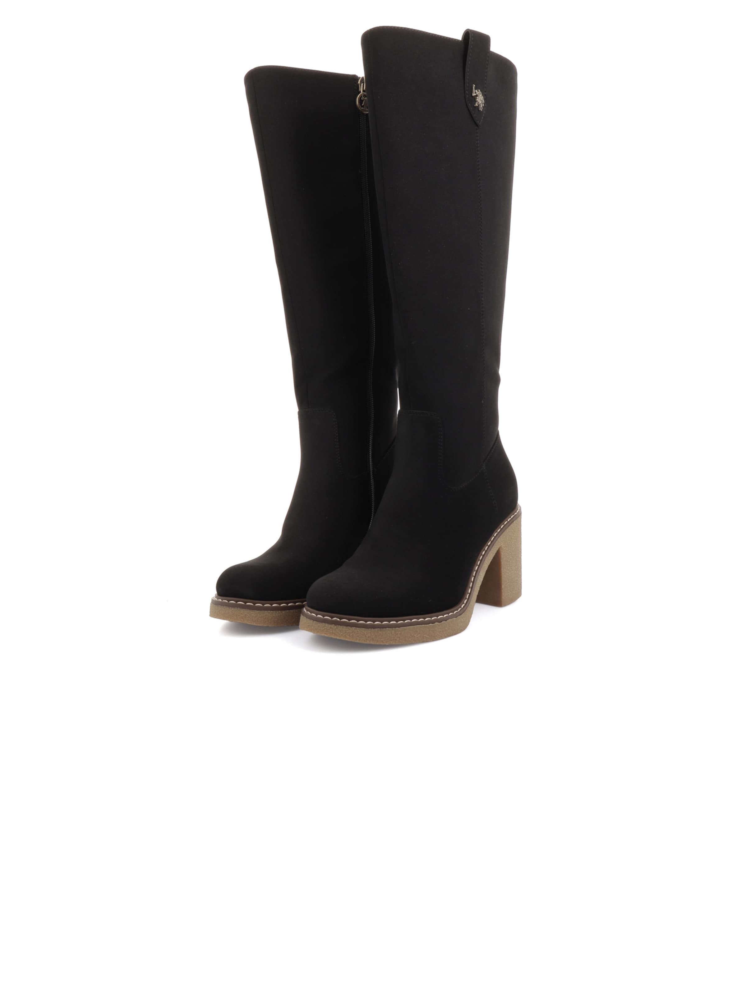 US POLO ASSN. Boots 'Mabel' in Black: front