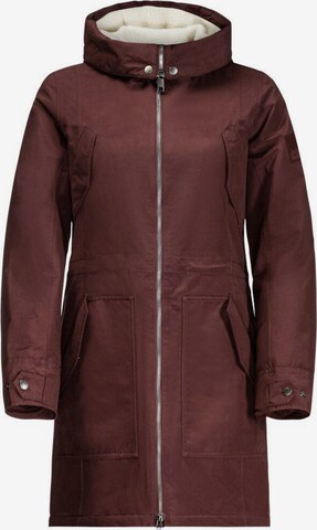 JACK WOLFSKIN Winter Jacket ' ROCKY POINT PARKA ' in Red: front