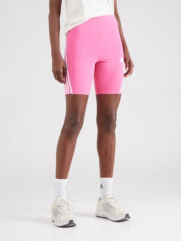 ADIDAS SPORTSWEAR Skinny Sportnadrágok 'Future Icons' - rózsaszín: elől
