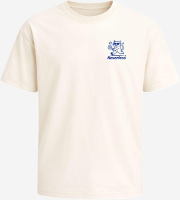 Neverless Shirt 'Padel Addicted' in Beige: front