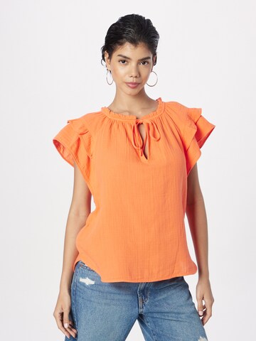 GAP - Blusa 'GAUZE' em laranja: frente