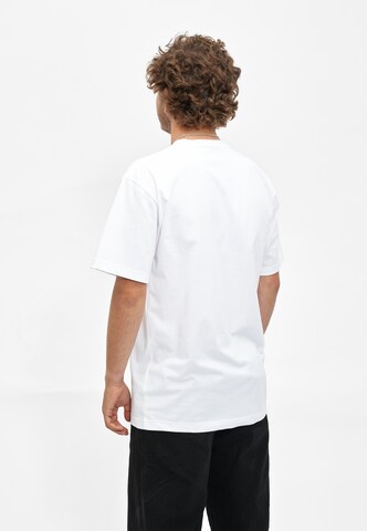 Cleptomanicx Shirt 'Oh my Gull..' in Wit