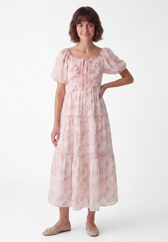 Usha - Vestido em bege: frente