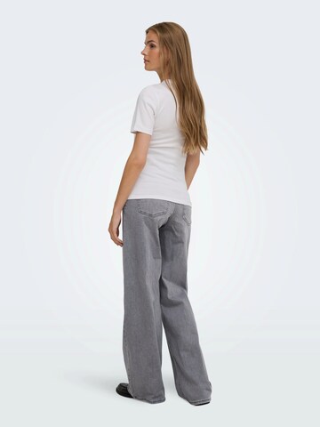 Wide Leg Jean 'OLMMADISON BLUSH' Only Maternity en gris