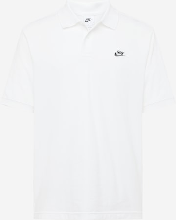 Nike Sportswear - Camisa 'CLUB' em branco: frente