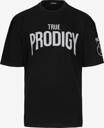 trueprodigy Shirt 'Adrian' in Zwart: voorkant
