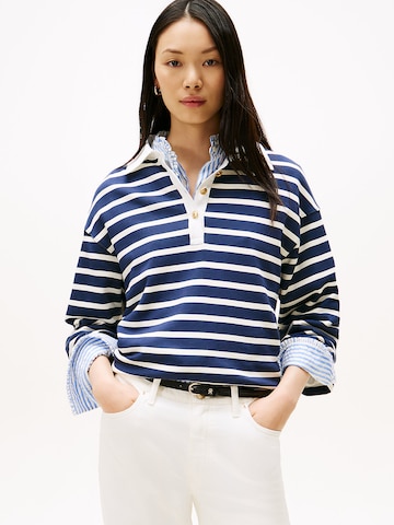 Sweat-shirt TOMMY HILFIGER en bleu : devant