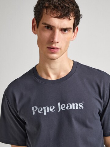 Pepe Jeans Tričko 'CLIFTON' - Modrá