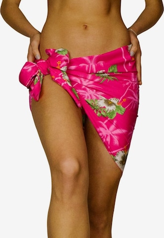 Foulard 'Small Flower' di King Kameha in rosa: frontale