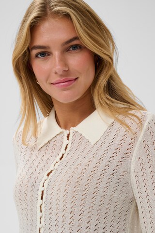 Cardigan 'PorshaSZ' SAINT TROPEZ en blanc