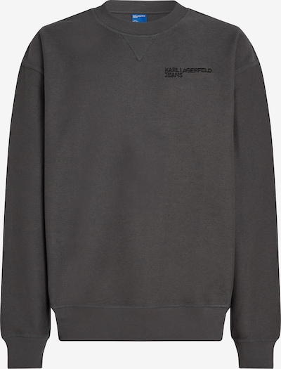 Megztinis be užsegimo 'RELAXED INSIDE OUT' iš KARL LAGERFELD JEANS, spalva – grafito / juoda, Prekių apžvalga