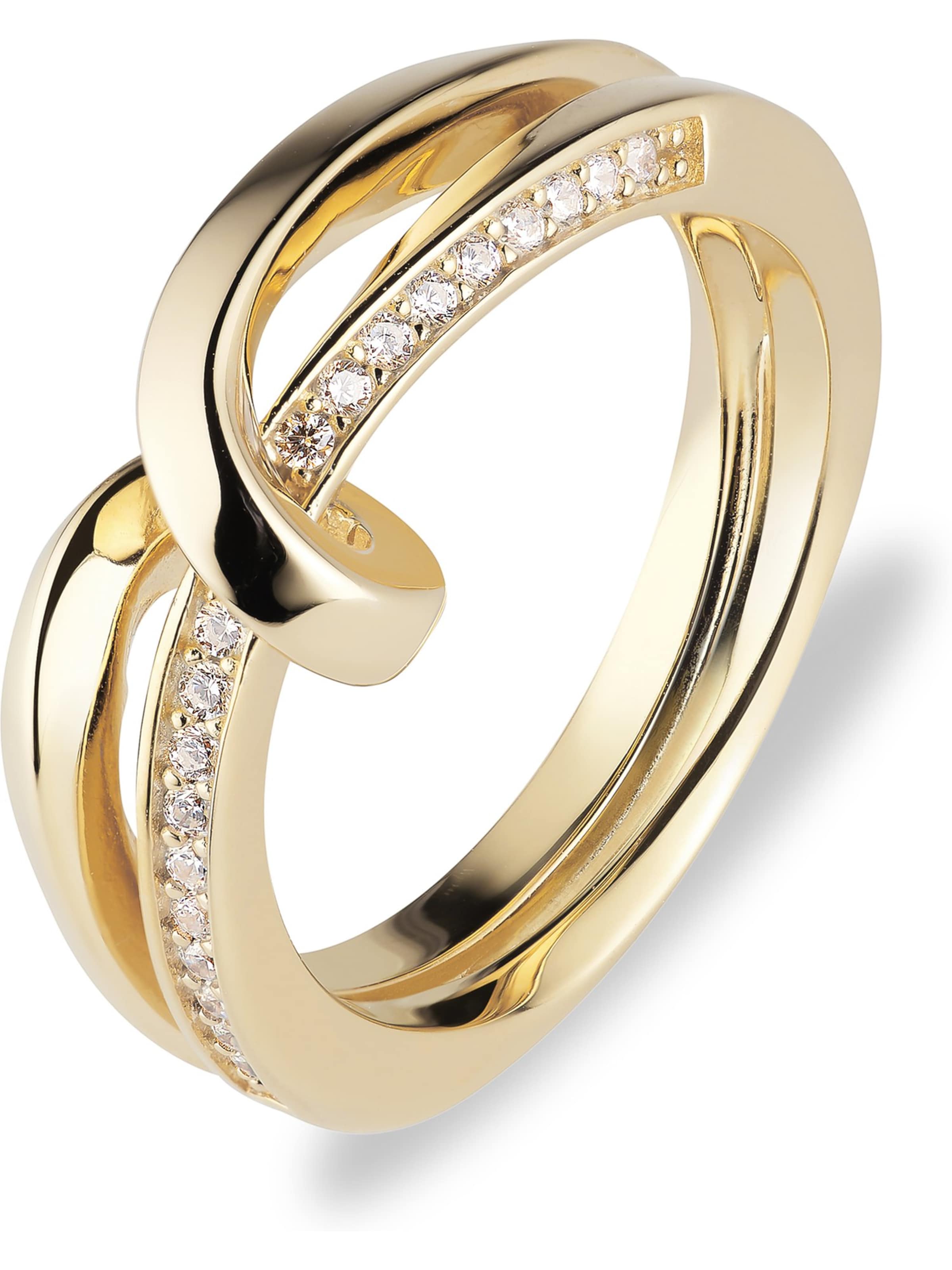 JETTE Ring in Gelb: Vorderseite