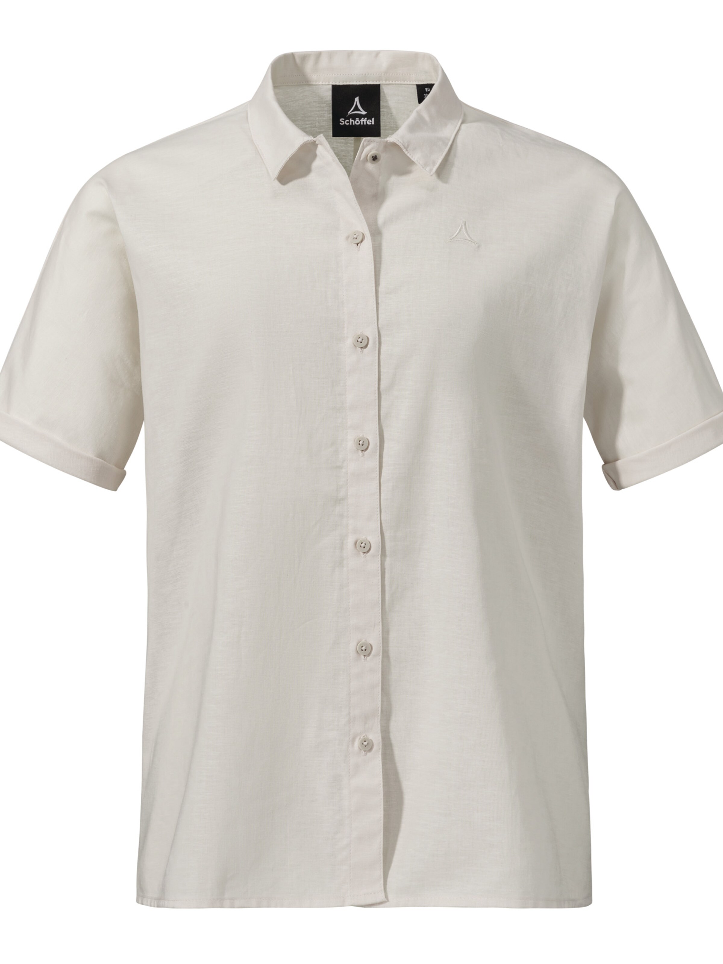 Chemisier fonctionnel ' Urban Blouse Style Kalmen WMS ' Schöffel en beige : devant