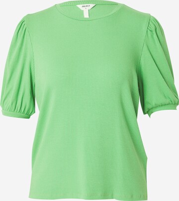 OBJECT Koszulka 'JAMIE' w kolorze zielony: przód