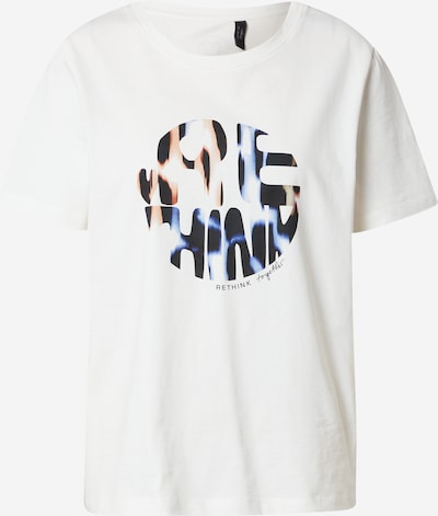 Marc Cain Shirt in de kleur Navy / Bruin / Zwart / Wit, Productweergave